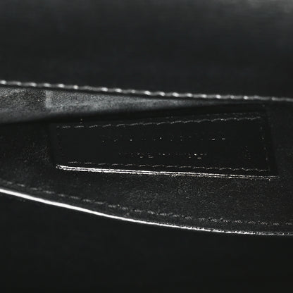 Saint Laurent Calfskin Medium Monogram Monochrome Sunset Black 7 of 11