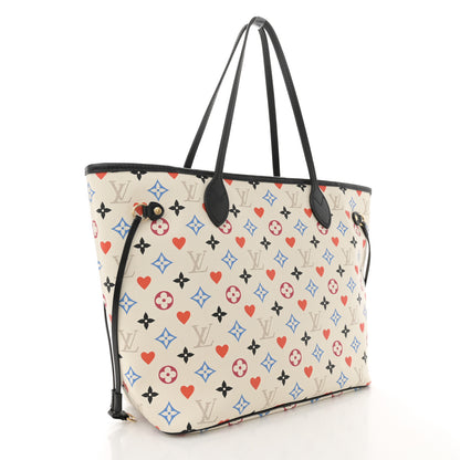 Louis Vuitton Game On Neverfull MM White 4 of 12