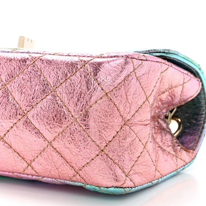 Chanel Metallic Goatskin Quilted Mini 2.55 Reissue Flap Multicolor 10 of 11
