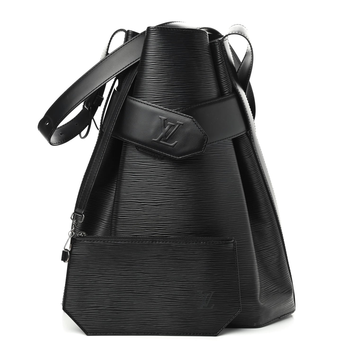 Louis Vuitton Epi Sac D'Epaule GM Black 1 of 8