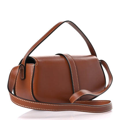 Celine Smooth Calfskin Tabou Clutch On Strap Tan 3 of 8