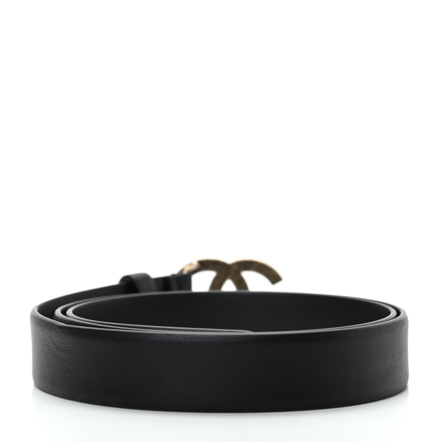 Chanel Calfskin CC Belt 85 34 Black 2 of 8