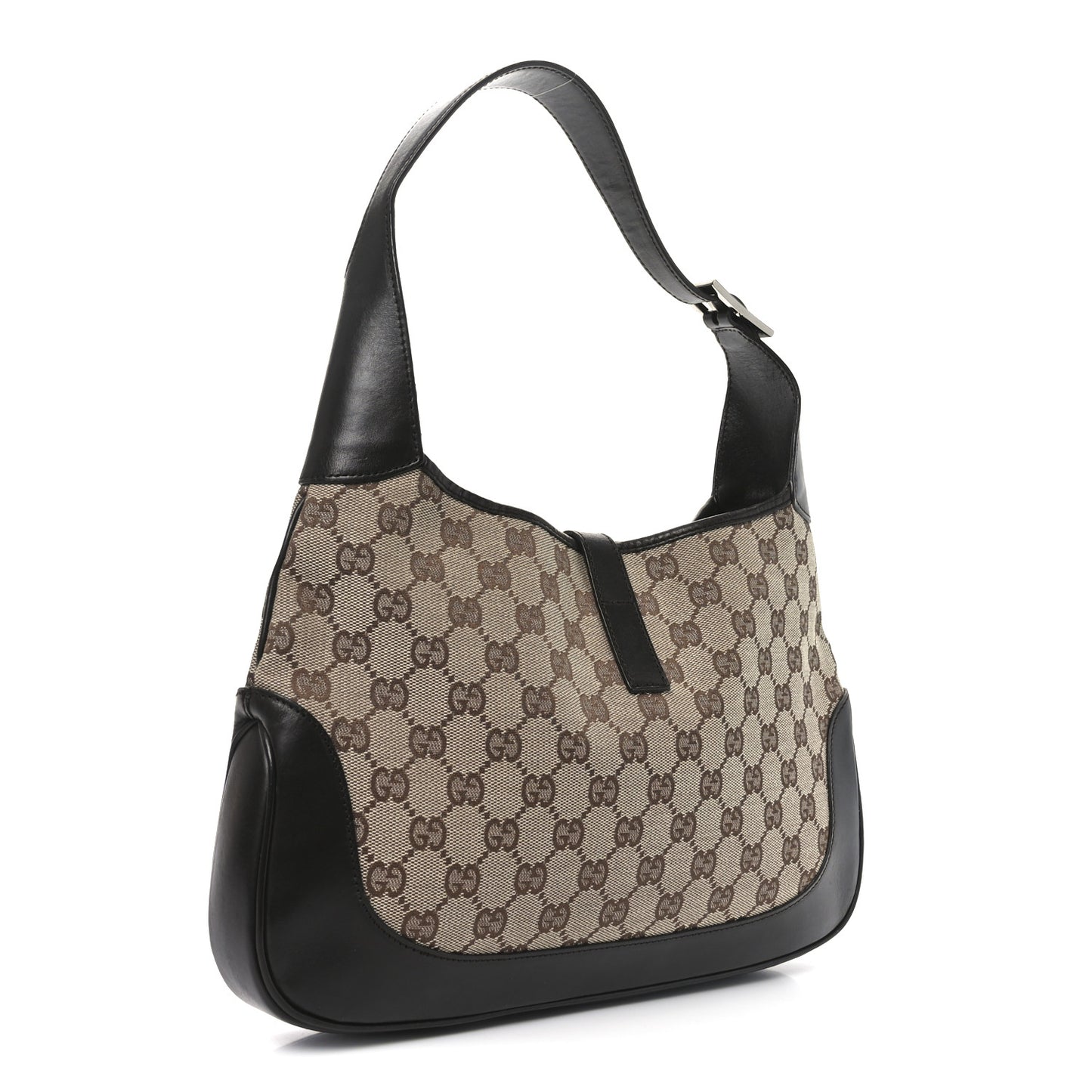 Monogram Web Jackie O Hobo Dark Brown