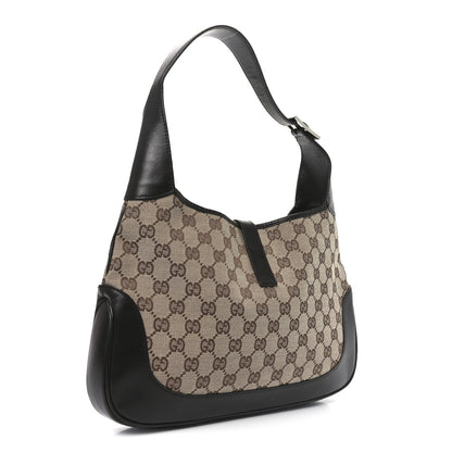 Gucci Monogram Web Jackie O Hobo Dark Brown 3 of 10