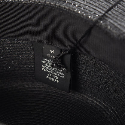 Gucci Raffia Double G Hat M Black 6 of 6
