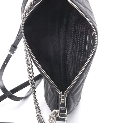Prada Nylon Tessuto Impuntu Quilted Crossbody Bag Black 5 of 11