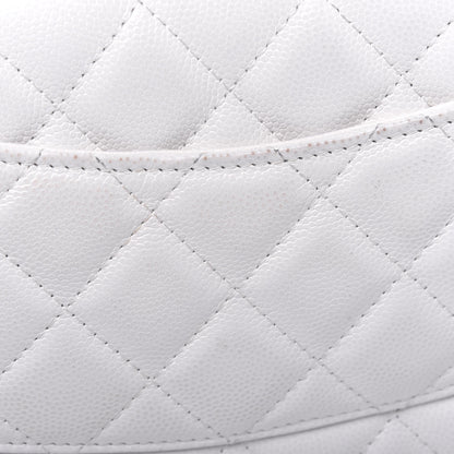 Chanel Caviar Quilted My Everything Wallet On Chain WOC White 15 of 17