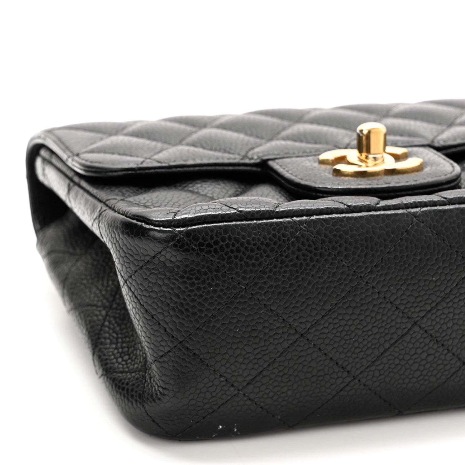 Chanel Caviar Quilted Mini Square Flap Black 10 of 15