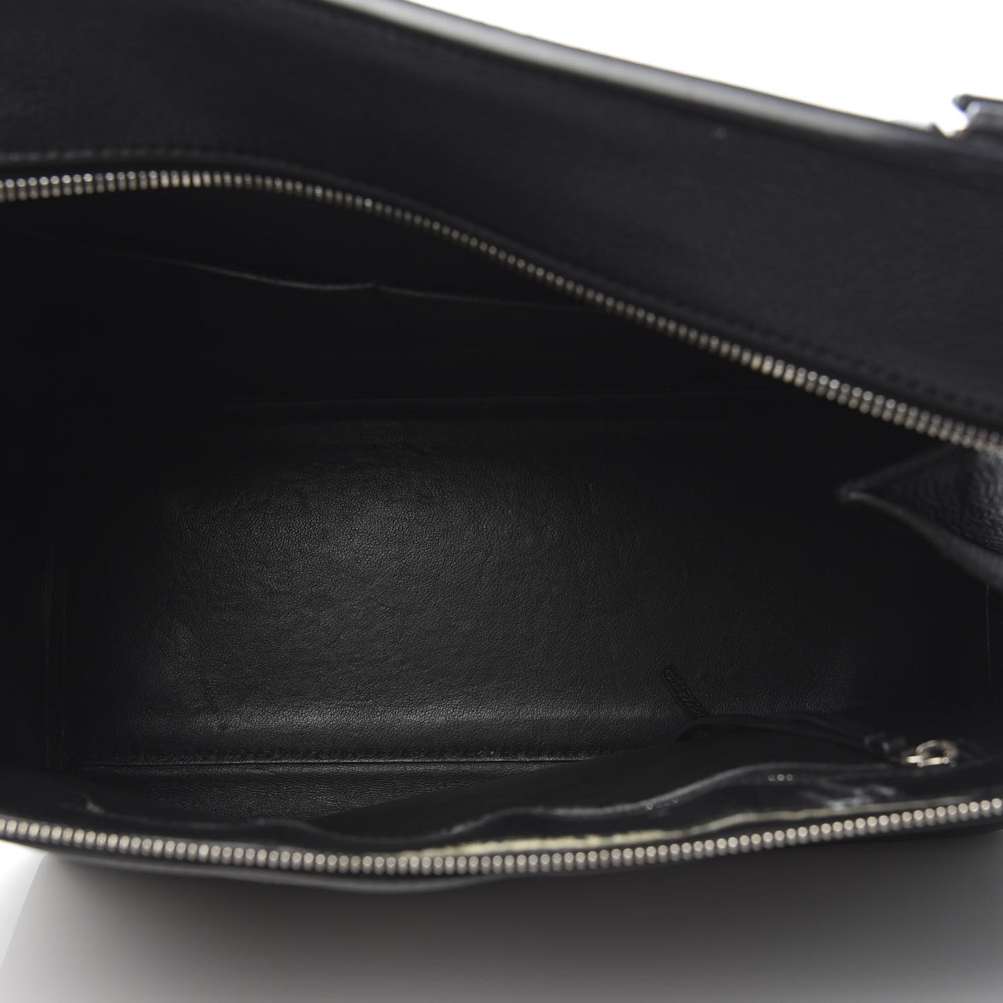 Supple Calfskin Medium Edge Shoulder Bag Black