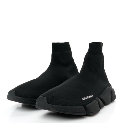 Balenciaga Technical 3D Recycled Knit Bi-Color Sole Mens Speed 2.0 Sneakers 44 Black White 3 of 9