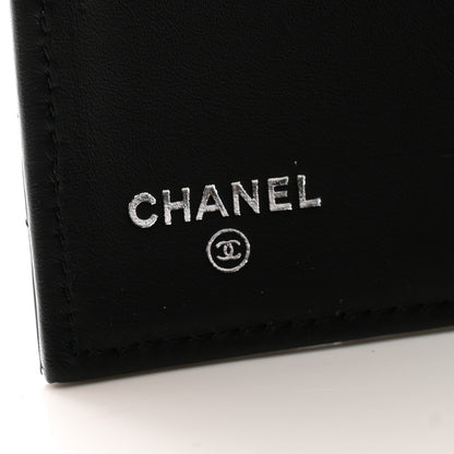 Chanel Patent Quilted Large Flap Wallet Black 9 of 11