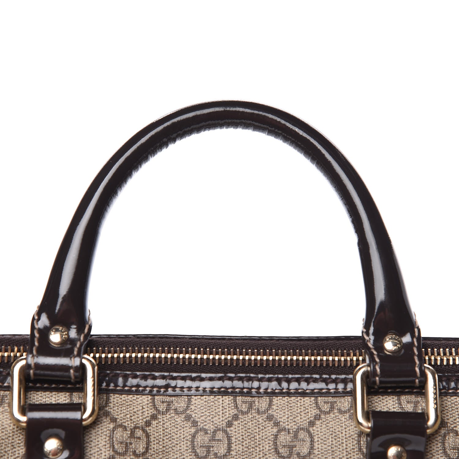 Gucci GG Plus Monogram Medium Joy Boston Dark Brown 9 of 13