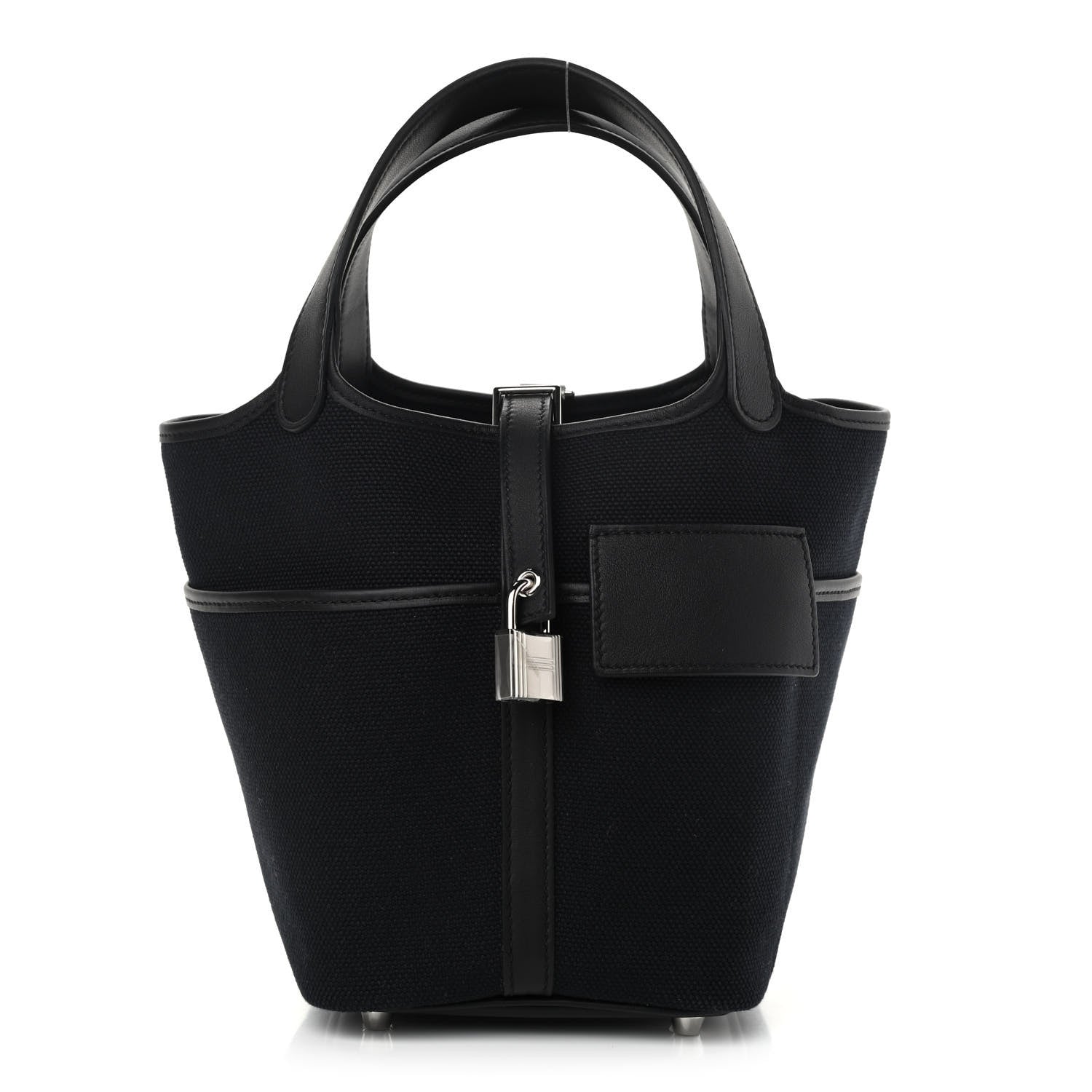 Hermes Toile Goeland Swift Cargo Picotin Lock 18 Black 1 of 10