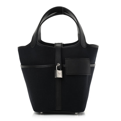 Hermes Toile Goeland Swift Cargo Picotin Lock 18 Black 1 of 10