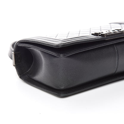 Chanel Caviar Quilted Medium Boy Flap Black 5 of 10