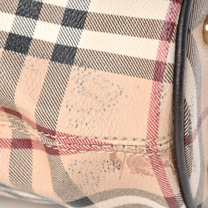 Burberry Haymarket Check Medium Tote Chocolate 15 of 16