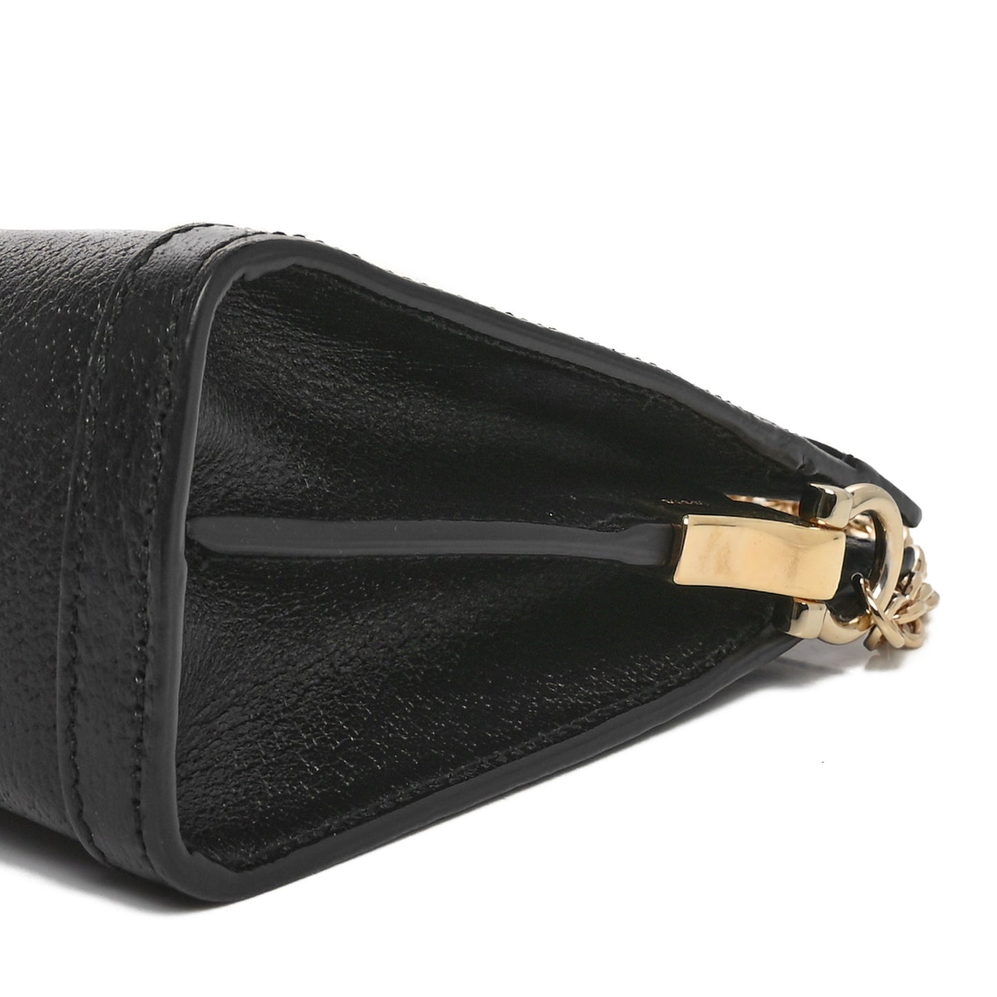 Calfskin GG Web Small Ophidia Chain Shoulder Bag Black