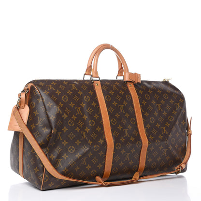 Louis Vuitton Monogram Keepall Bandouliere 55 3 of 15