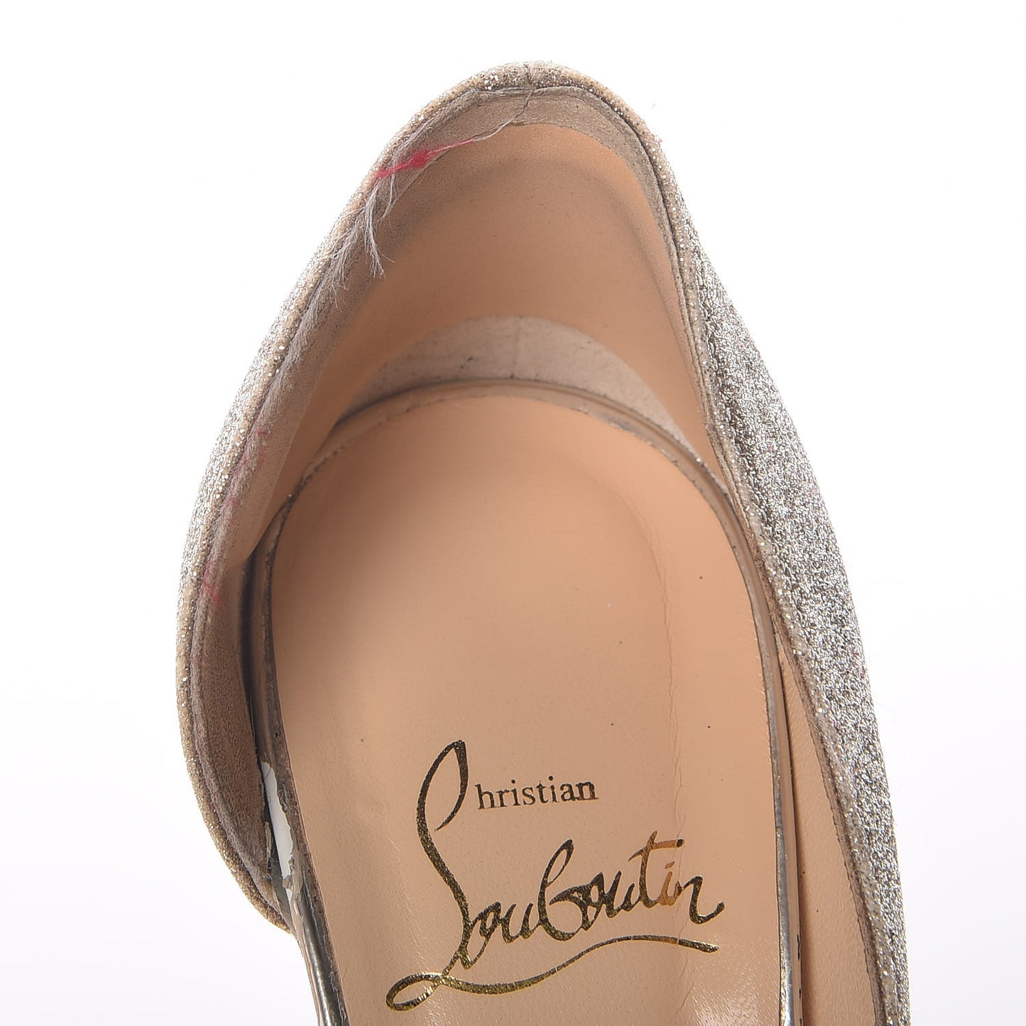 Glitter Mini Specchio Iriza 100 Pumps 37 Ivory Havana Beige