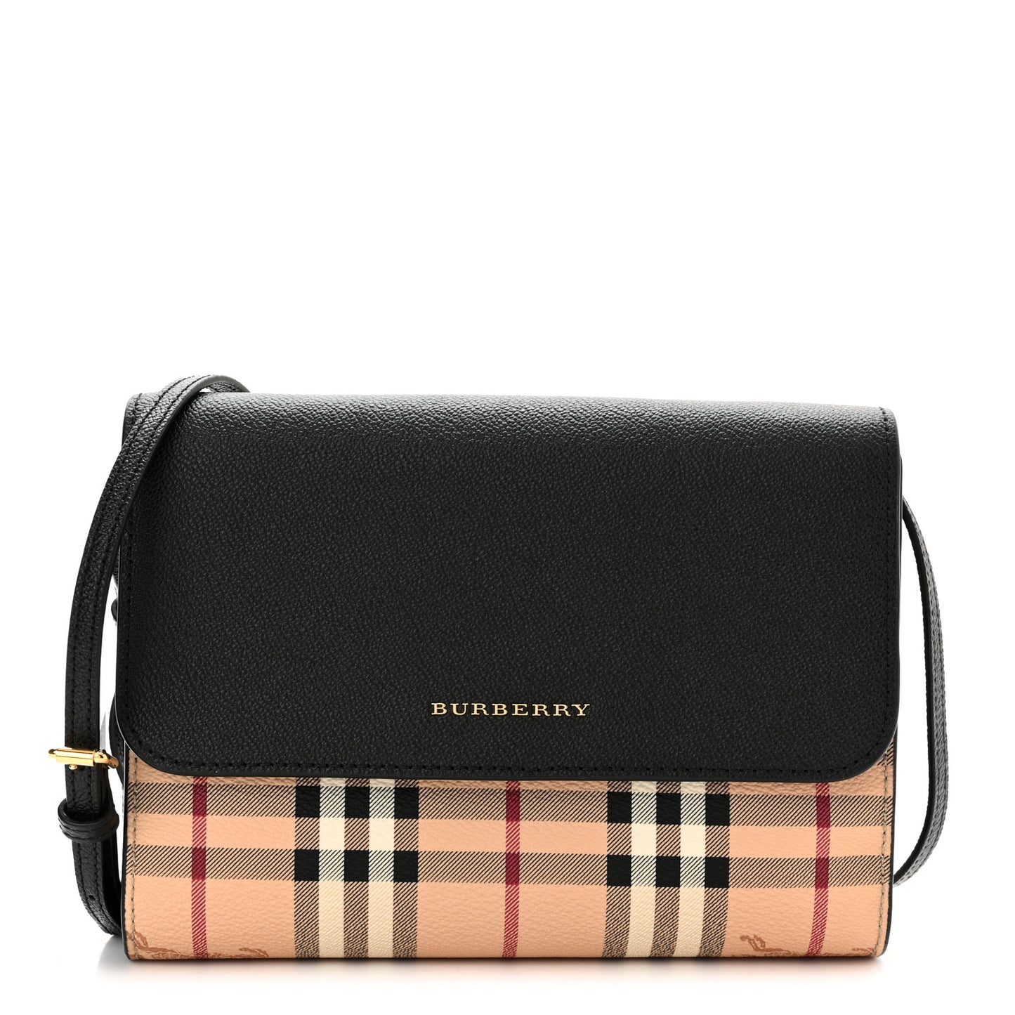 Haymarket Check Small Loxley Crossbody Black