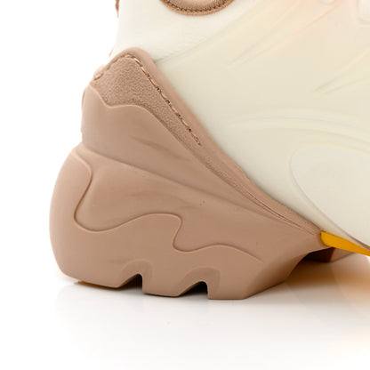 Christian Dior Neoprene Rubber Womens D-Connect Sneakers 38.5 White Beige 10 of 12