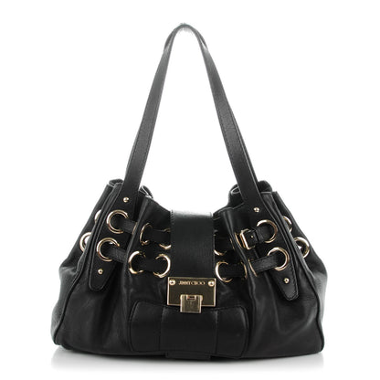 Jimmy Choo Calfskin Riki Black 1 of 7