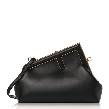 Fendi Shiny Nappa Small Fendi First Black 1 of 9