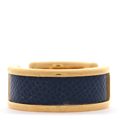 Hermes Madame Calfskin Olympe Ring M 55 7.25 Deep Bleu 3 of 6