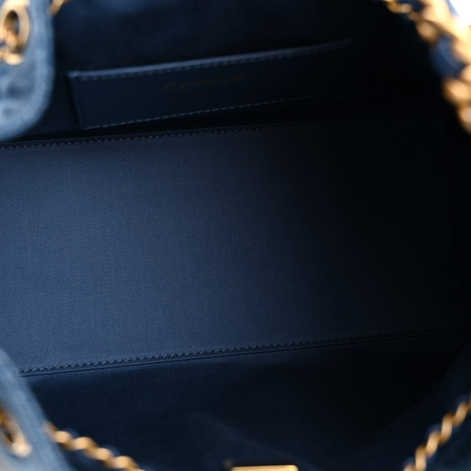Chanel Washed Denim Quilted Small Chanel 25 Handbag Blue 5 of 10