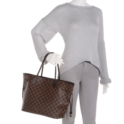 Louis Vuitton Damier Ebene Neverfull MM 2 of 9