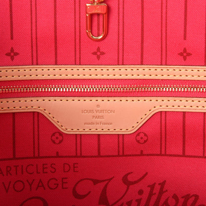 Louis Vuitton Monogram My LV Heritage Neverfull MM Fuchsia White 6 of 7