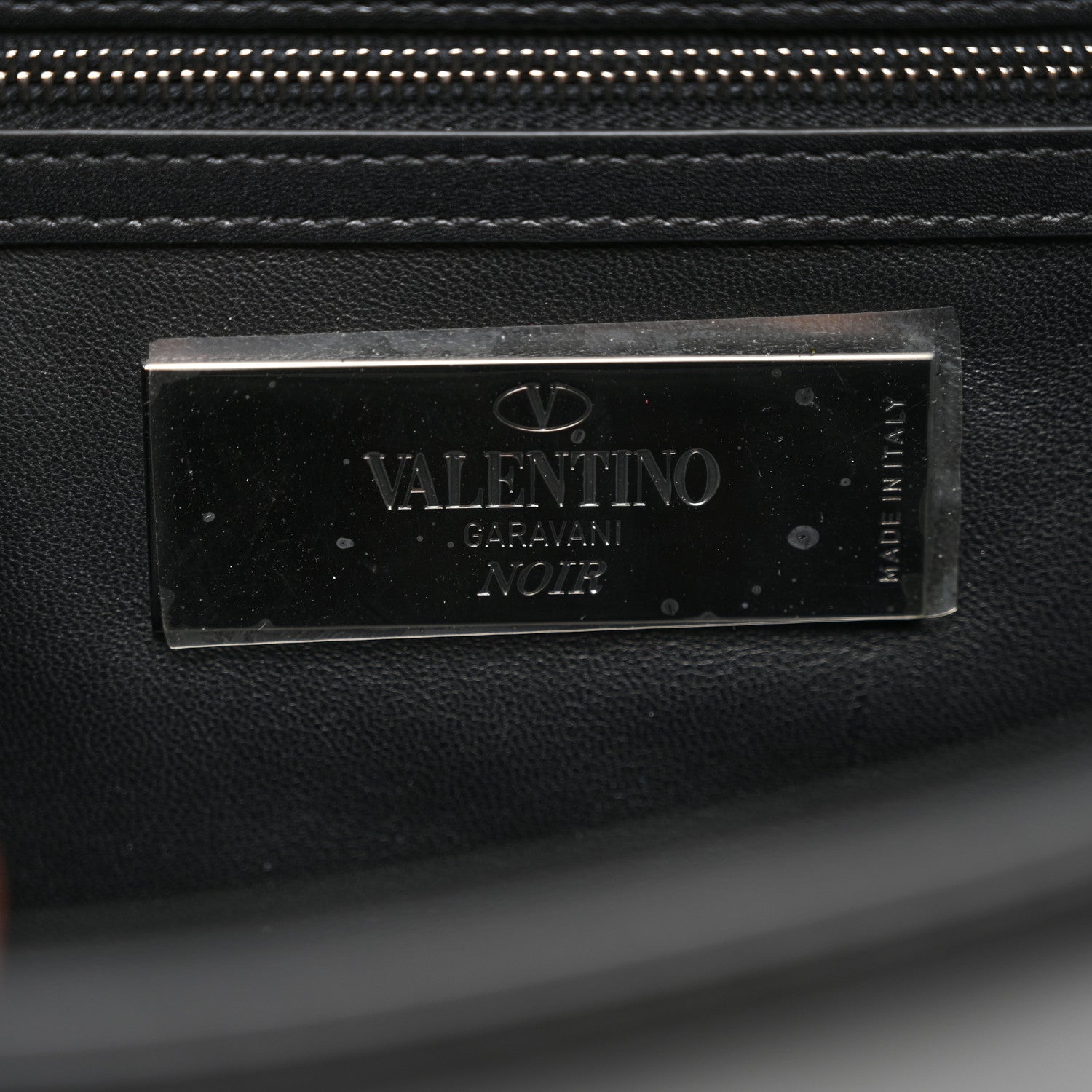 Valentino Garavani Vitello Medium Glam Lock Rockstud Flap Black 6 of 10