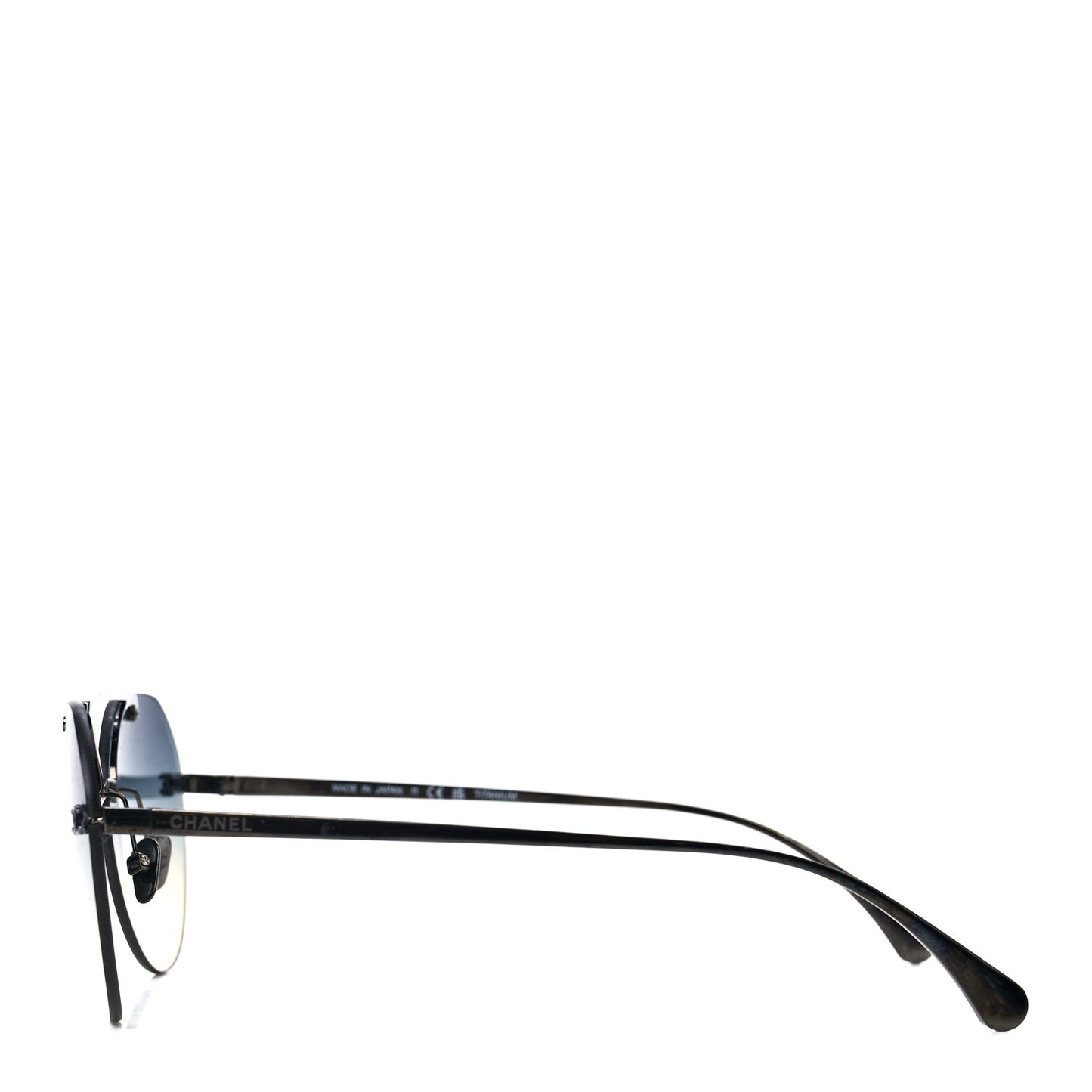 Titanium CC Pilot Aviator Sunglasses 4272-T Silver