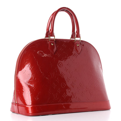 Louis Vuitton Vernis Alma GM Pomme D'Amour 3 of 10