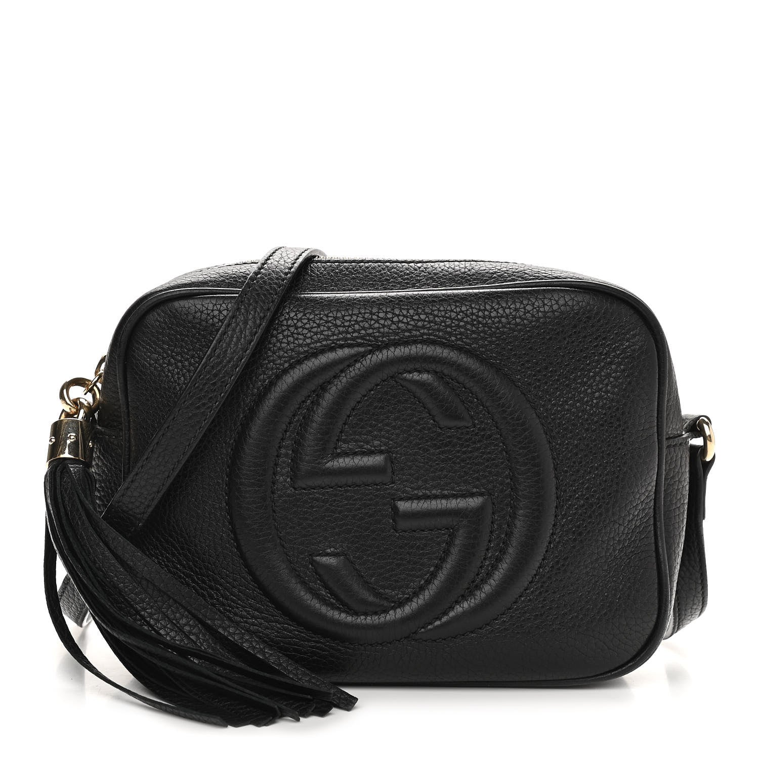 Gucci Pebbled Calfskin Small Soho Disco Bag Black 1 of 15