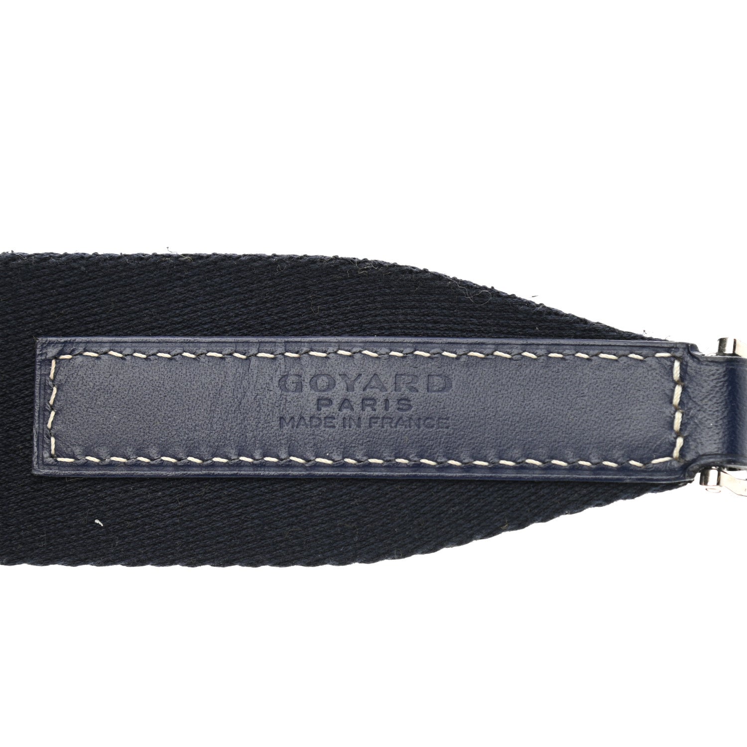 Goyard Canvas Calfskin Adjustable Shoulder Strap Navy 4 of 6