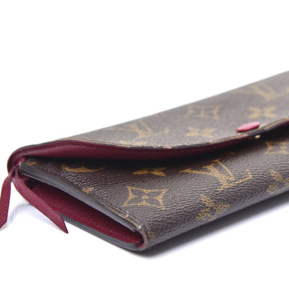 Louis Vuitton Monogram Emilie Wallet Fuchsia 6 of 15