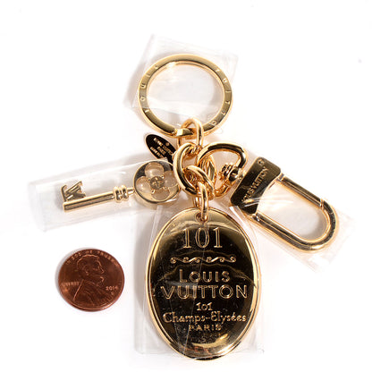 Louis Vuitton 101 Champs Elysees Maizeon Key Charm Gold 2 of 6