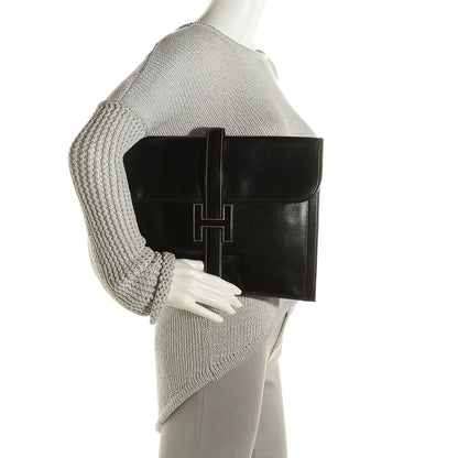 Hermes Box Jige GM Clutch Black 2 of 10