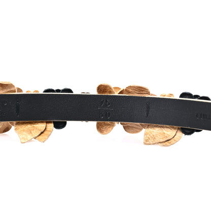 Chanel Metallic Lambskin CC Belt 75 30 Gold 6 of 8