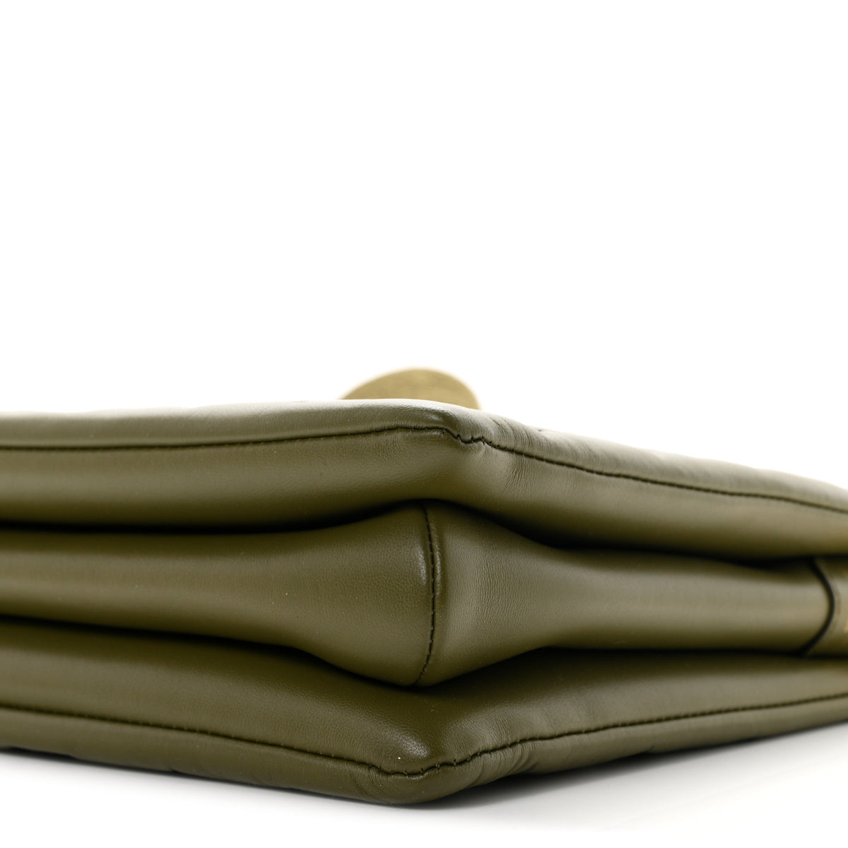 Louis Vuitton Lambskin Embossed Monogram Coussin MM Khaki 9 of 10