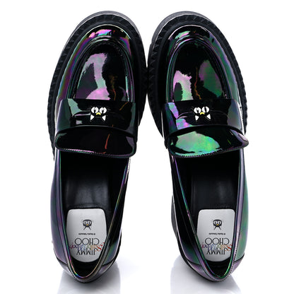 Jimmy Choo X SAILOR MOON Calfskin Luna 120 Loafers 40 Iridescent 9 of 15