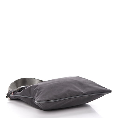 Prada Tessuto Nylon Flat Messenger Bag Grey 5 of 11