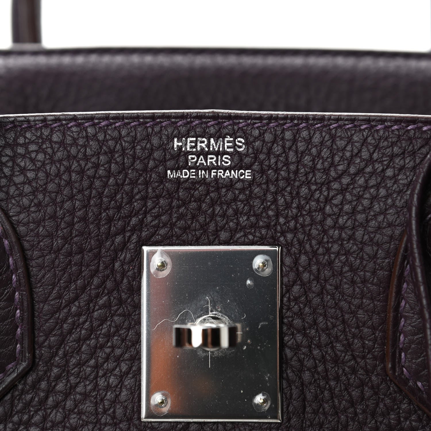Hermes Togo Birkin 30 Raisin 5 of 10