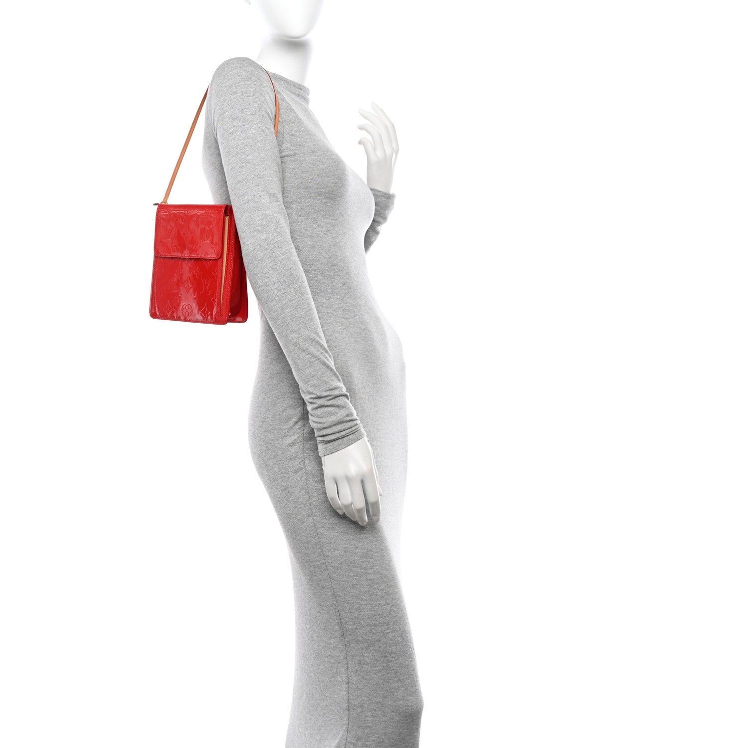 Louis Vuitton Vernis Mott Red 2 of 11