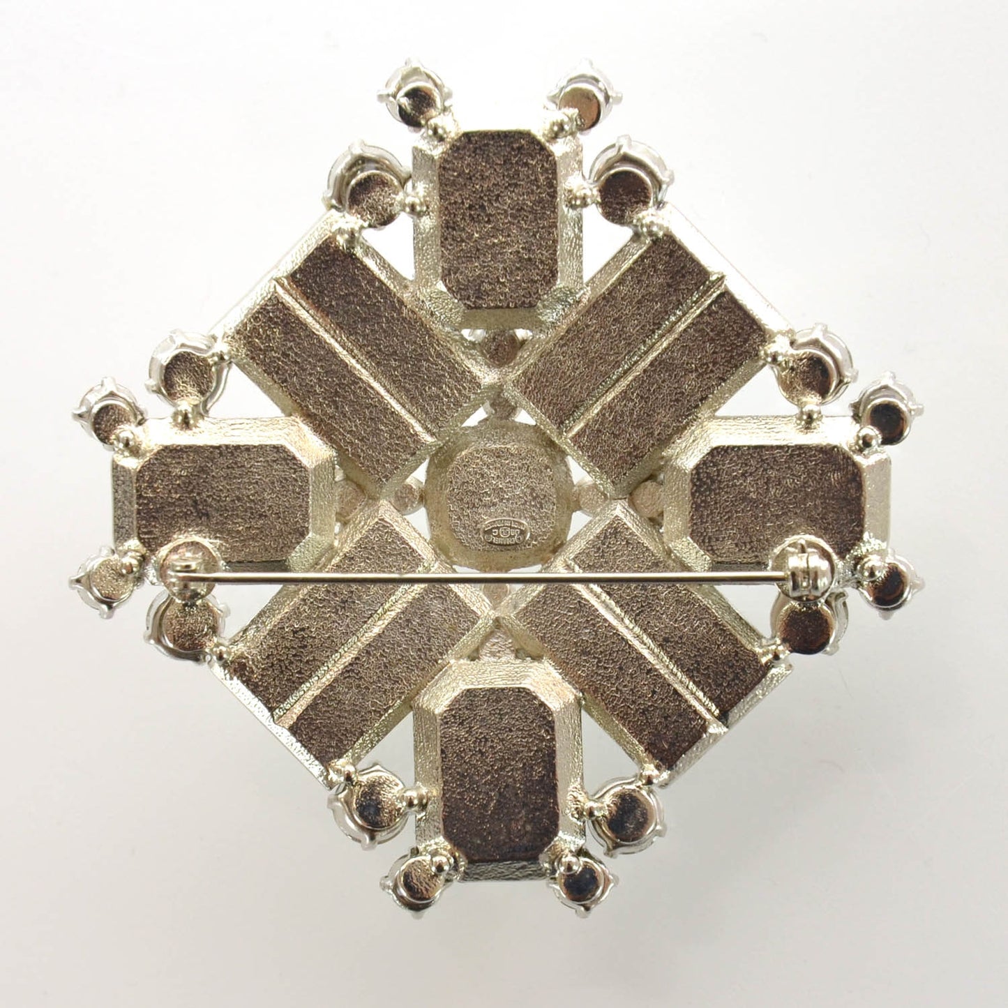 Swarovski Crystal Baguette Large CC Brooch