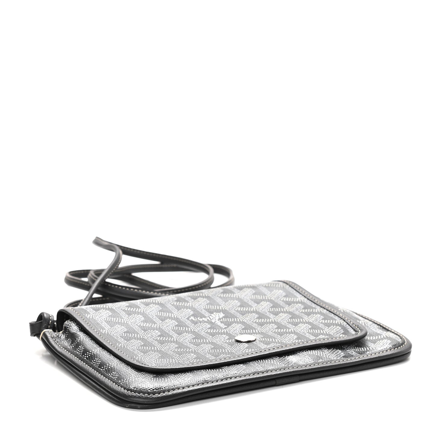Goyardine Plumet Wallet Clutch Grey