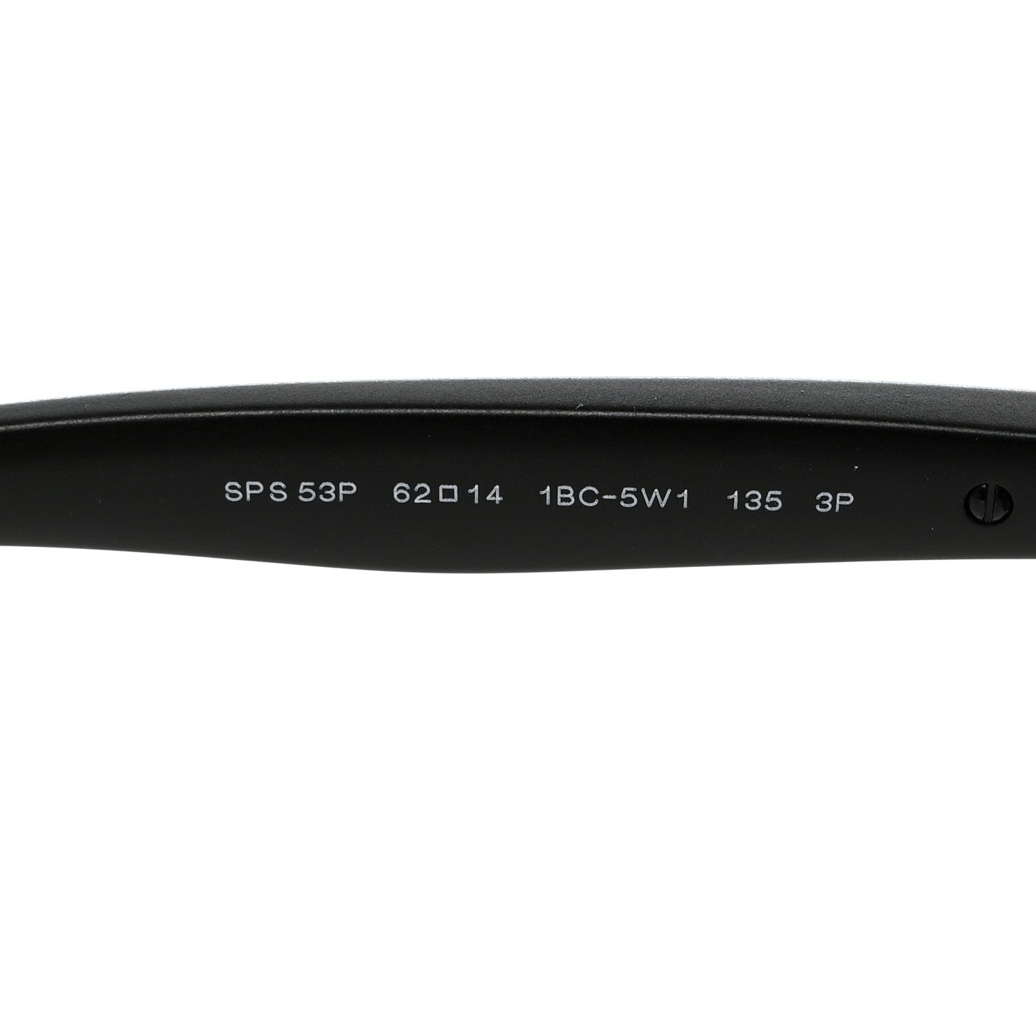 Prada Aviator Sunglasses SPS 53P Black Silver 5 of 7