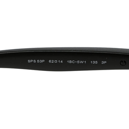 Prada Aviator Sunglasses SPS 53P Black Silver 5 of 7