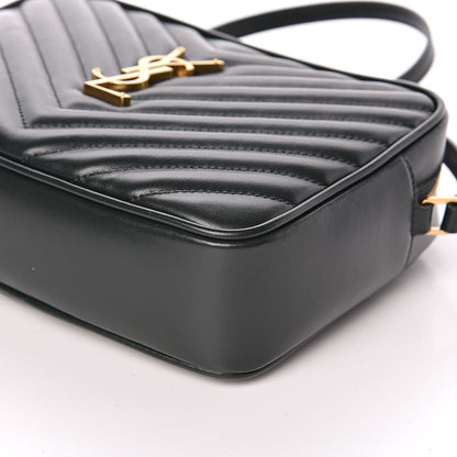 Saint Laurent Calfskin Matelasse Monogram Lou Camera Bag Green 9 of 10